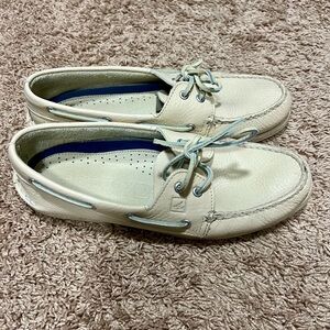 Men’s Sperry Top Sider Original Boat Shoe - ivory/white